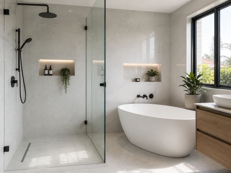 New bathroom installation Sydney by Skilled Bathroom Renovations