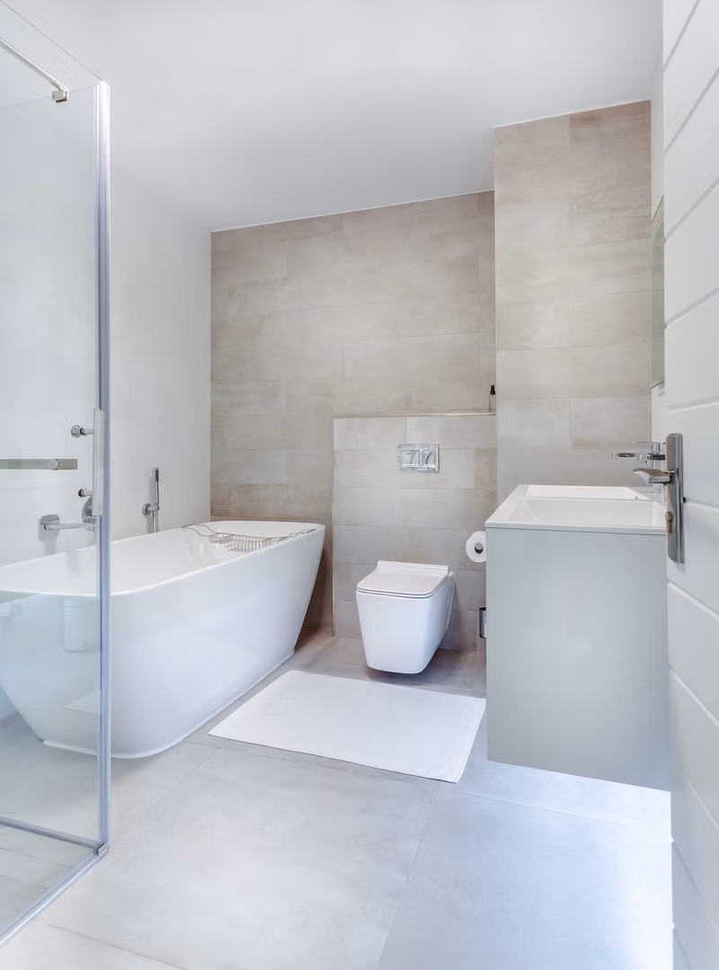 New bathroom installation